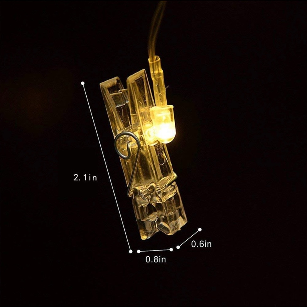 Waterproof LED String 20 Clips Battery Powered - Picture 4 of 4